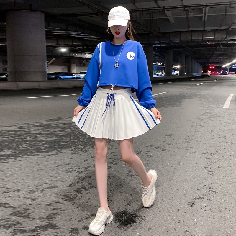 Costum de dans pentru spectacole, stil colegial, toamnă 2025, croială lejeră, pentru dans în grup, square dance, Jazz și gimnastică, țesătură din bumbac 50–70%