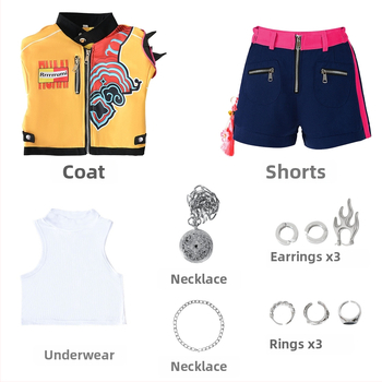 Hunter Witch cosplay kostým – K-Pop dievčenská skupina Rumi postava, oblečenie na anime rolové, Polyester s 70-80% elastán, jeseň 2025, značka Mante