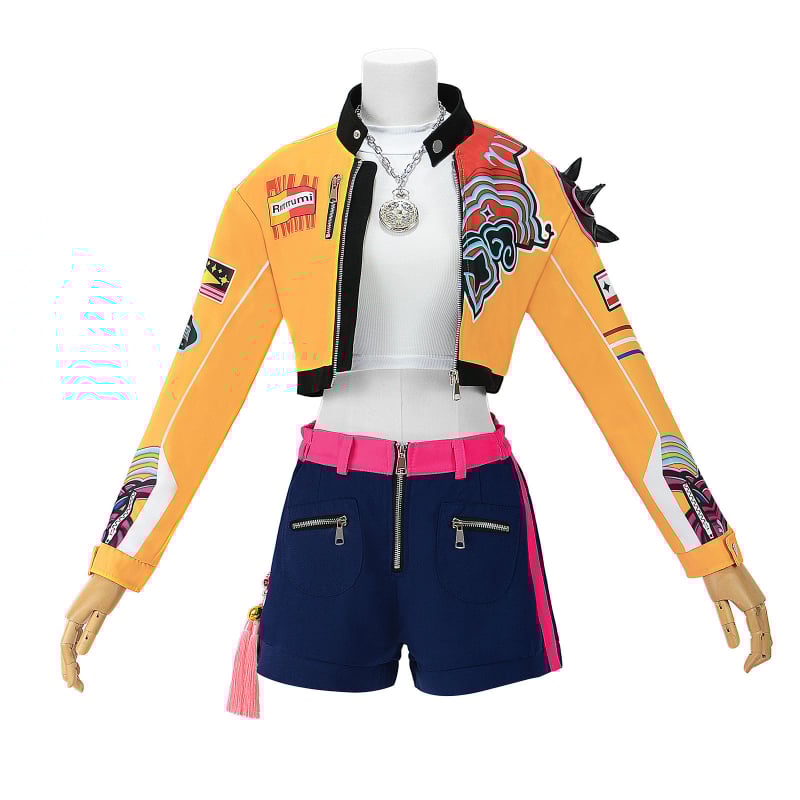 Hunter Witch cosplay jelmez – K-Pop lánycsapat Rumi karakterek, ruházat anime szerepjátékhoz, poliészter 70-80% elasztán, 2025 ősz, Mante márka