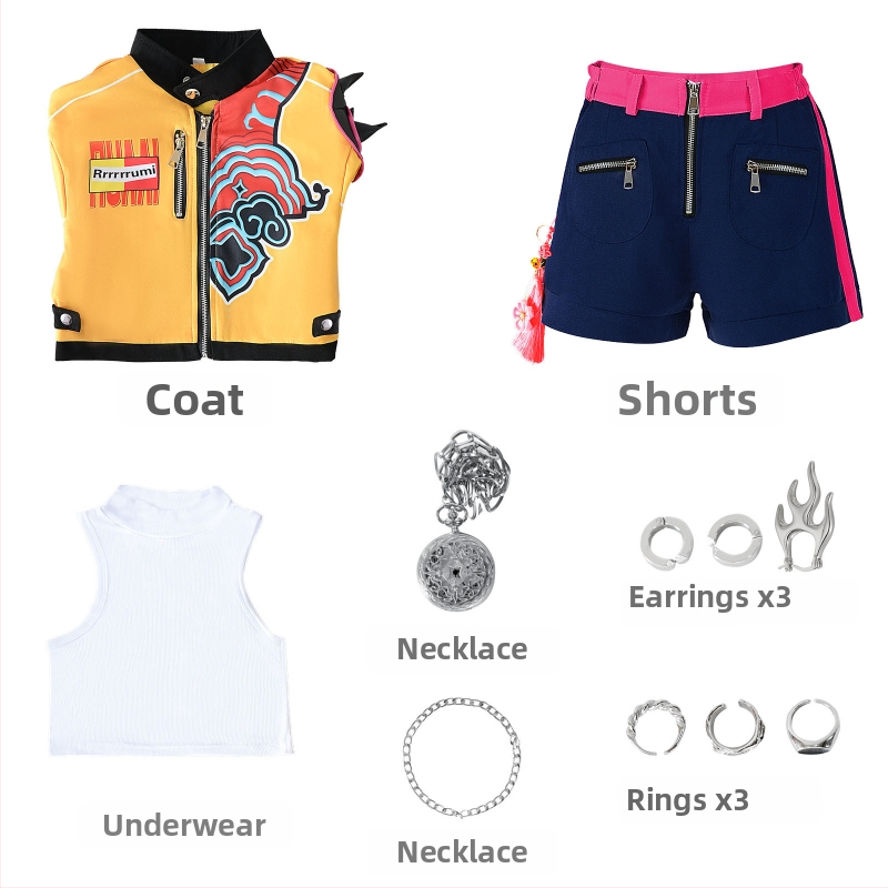 Hunter Witch cosplay kostým – K-Pop dievčenská skupina Rumi postava, oblečenie na anime rolové, Polyester s 70-80% elastán, jeseň 2025, značka Mante