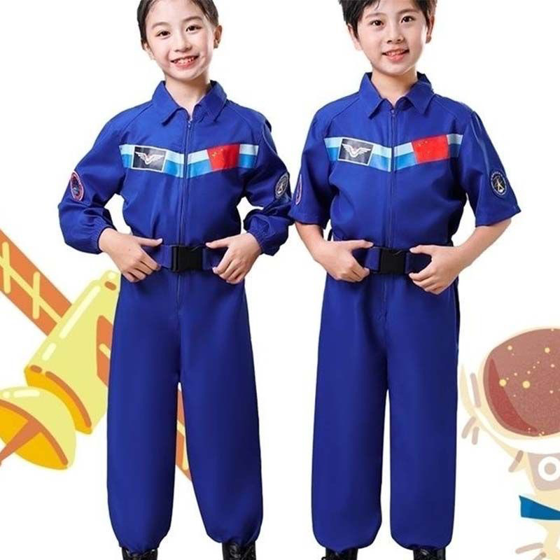 Dječji kostim astronauta za scensku izvedbu - unisex, marka Sweet Xi ruowan, Spandex tkanina, udio 90-95% Spandex, pogodno za djecu mlađu od 17 godina.