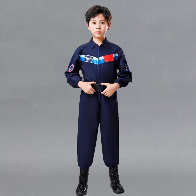 Dječji kostim astronauta za scensku izvedbu - unisex, marka Sweet Xi ruowan, Spandex tkanina, udio 90-95% Spandex, pogodno za djecu mlađu od 17 godina.