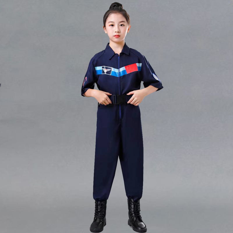 Dječji kostim astronauta za scensku izvedbu - unisex, marka Sweet Xi ruowan, Spandex tkanina, udio 90-95% Spandex, pogodno za djecu mlađu od 17 godina.