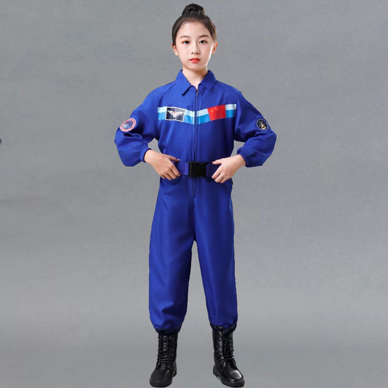 Dječji kostim astronauta za scensku izvedbu - unisex, marka Sweet Xi ruowan, Spandex tkanina, udio 90-95% Spandex, pogodno za djecu mlađu od 17 godina.