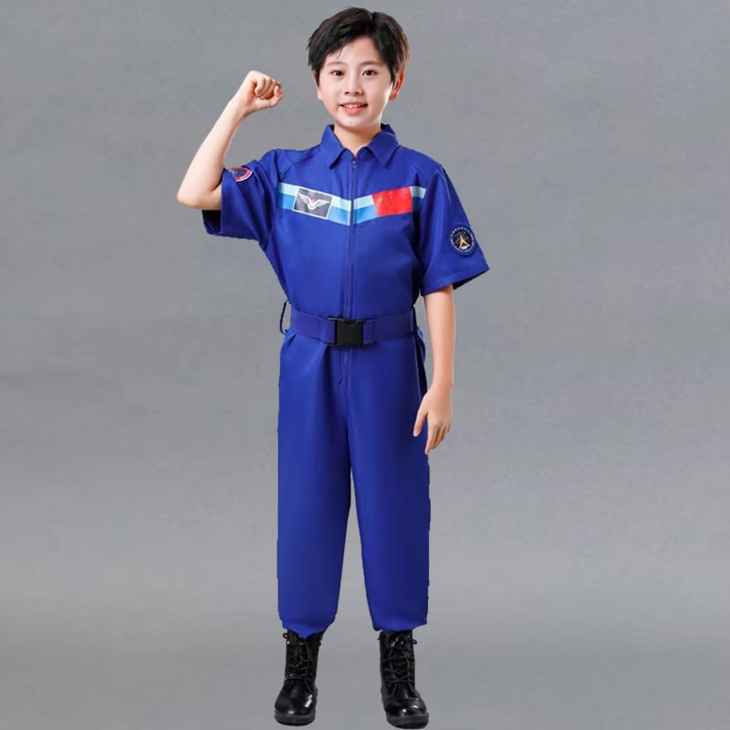 Dječji kostim astronauta za scensku izvedbu - unisex, marka Sweet Xi ruowan, Spandex tkanina, udio 90-95% Spandex, pogodno za djecu mlađu od 17 godina.