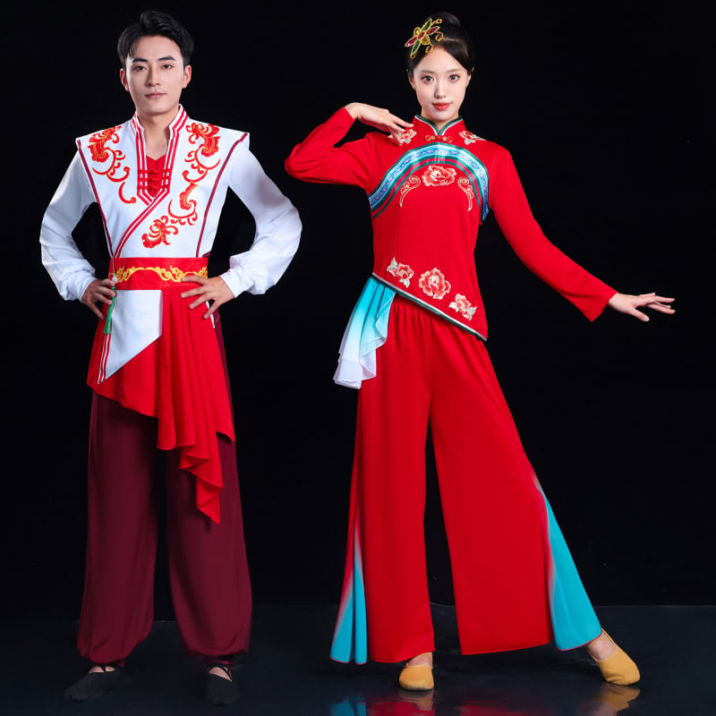 Yangko kostim za predstavu, unisex, Spandex tkanina, folklorni ples, proljeće 2025