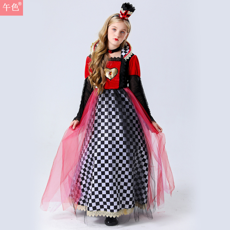Halloween cosplay kraljevska haljina za princezu - pamuk–miješana tkanina; 90% poliester; dobna skupina 18–24; Ljeto 2025