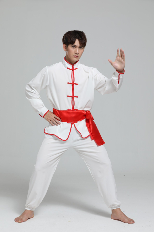 Unisex kostým pre bubnovanie a tanca draka a leva pre folklórny tanec; plošný materiál; jar 2025; vhodné pre vek 35–39 rokov