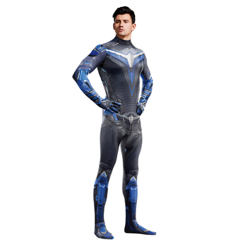 Gotham Knight cosplay kombinezon od Milk Silk tkanine, poliester/elastan mješavina 80–90% poliestera, <30% elastana, unisex, jesen 2025