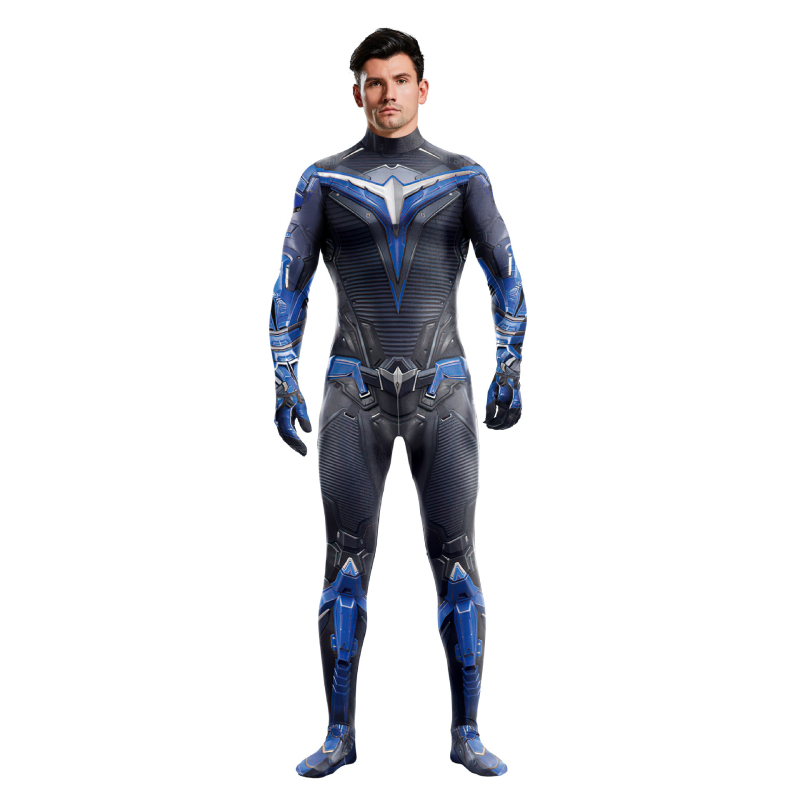Gotham Knight cosplay kombinezon od Milk Silk tkanine, poliester/elastan mješavina 80–90% poliestera, <30% elastana, unisex, jesen 2025