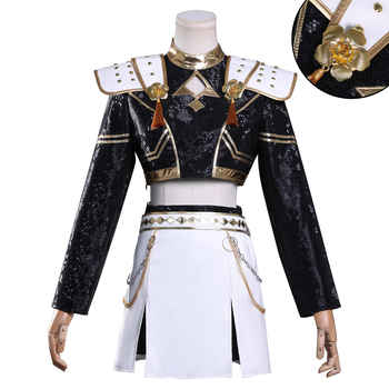 Many márka cosplay jelmez nőknek — PU bőr műszőrme, játék/animációs szerepjátékhoz