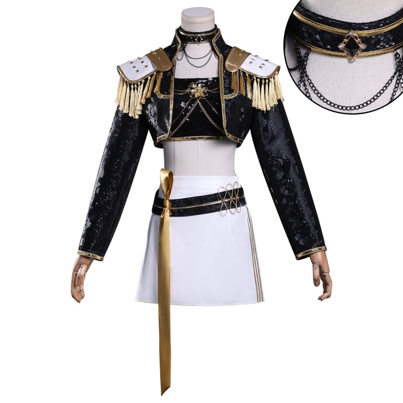 Many márka cosplay jelmez nőknek — PU bőr műszőrme, játék/animációs szerepjátékhoz