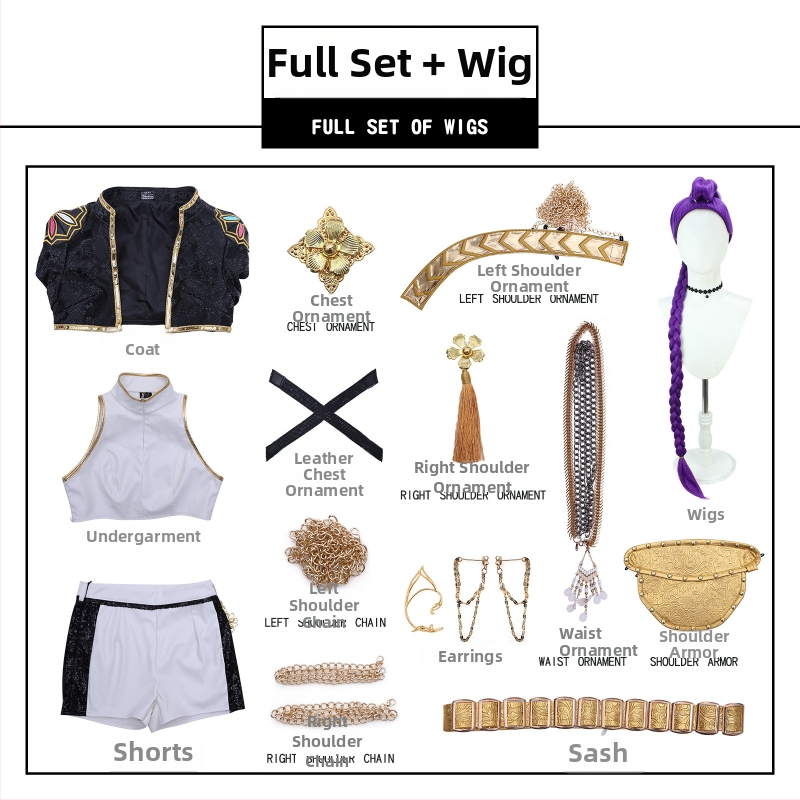 Cosplay kostým Many pre ženy — PU koža s umelou srsťou, na hry a animácie