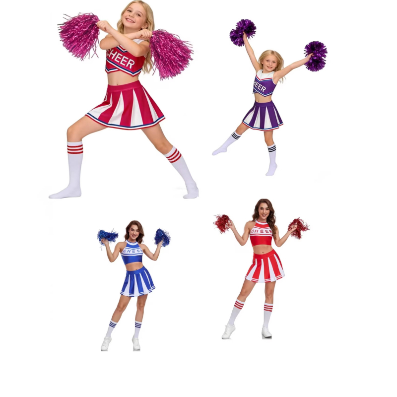 Set za djevojčice Cheerleading | Poliester | Pozornici nastupi | Do 17 godina | Marka Sea blue