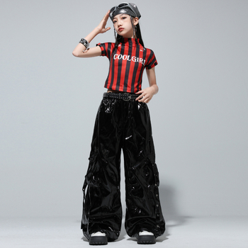 Costum de dans jazz pentru copii – stil hip hop – pentru copii 8+ ani (peste 140 cm) – lansare vară 2025