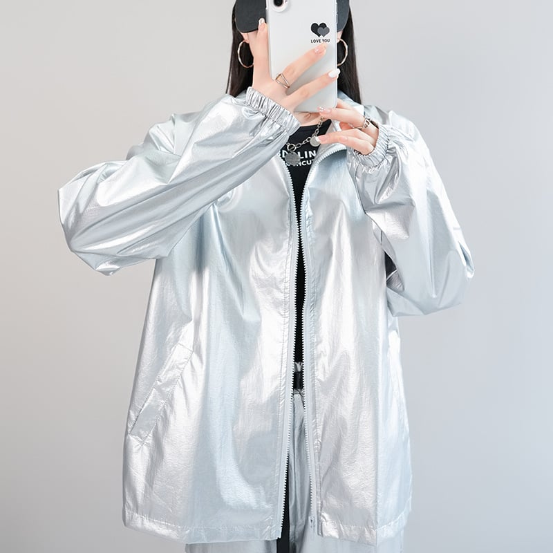 Costum de dans jazz cu mâneci lungi - Stil hip-hop, Toamnă 2024, țesătură TR, Poliester >95%, Stil japonez și coreean lejer