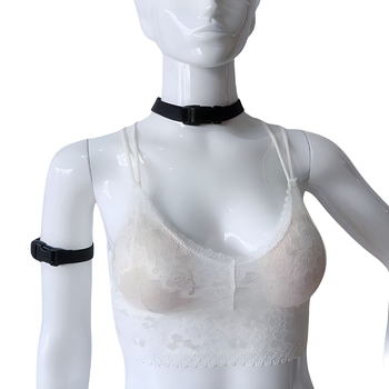 Elastīgs juvelierizstrādājumu komplekts deju priekšnesumiem: rokassprādze, rokas siksna, kaklarota un kājas gredzens, ģeometrijiskais stils, universāls, pavasaris 2024