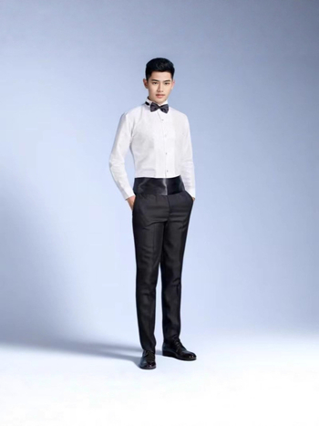 Costum de performanță pentru cor cu fustă lungă, pentru dirijor și concurs de recitare; pentru elevi gimnaziu și liceu. Primăvara 2025, poliester, compoziție principală 80-90% poliester, stil chinezesc, colaj/cusătură.