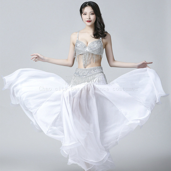 Set Belly Dance pentru femei – material cu mărgele, nylon principal și bumbac secundar, vară 2022