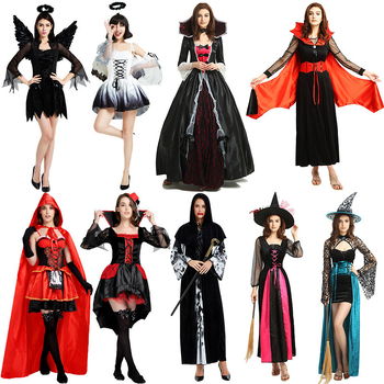 Ženski cosplay kostim s tamnom temom za scensku izvedbu na Halloween