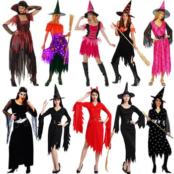 Ženski cosplay kostim s tamnom temom za scensku izvedbu na Halloween