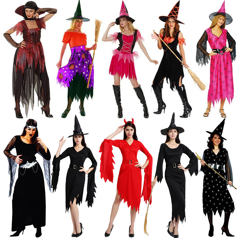 Ženski cosplay kostim s tamnom temom za scensku izvedbu na Halloween