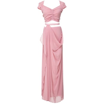 Set na brušný tanec tréning s flitrovou sieťovinou, 65% nylon, 35% polyester, pre ženy, leto 2024, set s dlhou sukňou