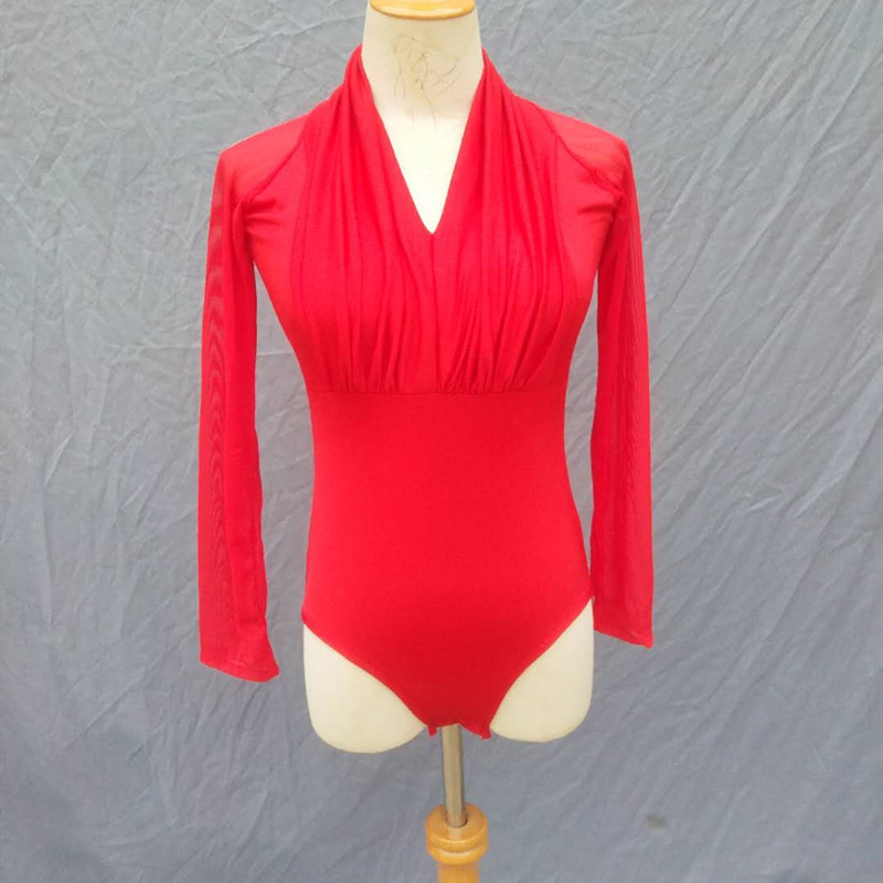 Tim Siyi Zun Ženski latino plesni kombinezon – Milk Silk Spandex tkanina, tolerancija 2 cm