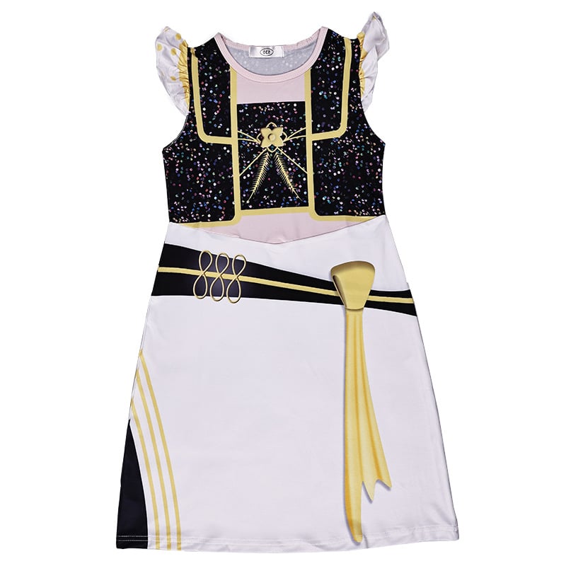 K-Pop Hunter cosplay kostiumas, trumpas sijonas, poliesteris, vasara 2025, žaidimų ir anime vaidmenų vaidinimui