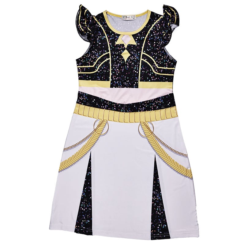 K-Pop Hunter cosplay kostiumas, trumpas sijonas, poliesteris, vasara 2025, žaidimų ir anime vaidmenų vaidinimui