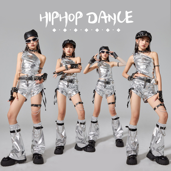 Costum de dans pentru copii, din bumbac, pentru copii peste 8 ani, toamnă 2025, stil modern și cool.