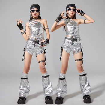 Costum de dans pentru copii, din bumbac, pentru copii peste 8 ani, toamnă 2025, stil modern și cool.