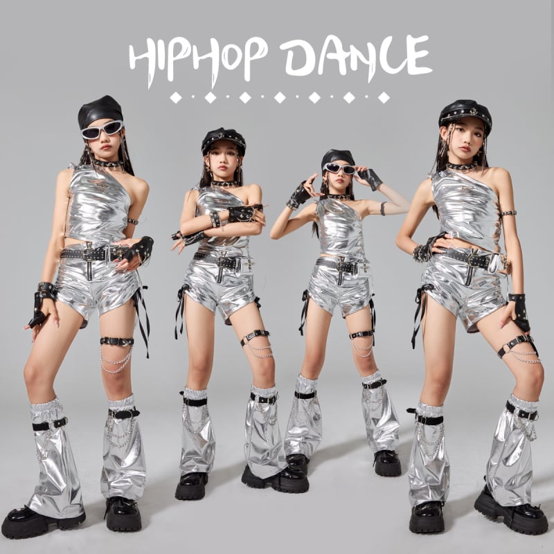 Costum de dans pentru copii, din bumbac, pentru copii peste 8 ani, toamnă 2025, stil modern și cool.