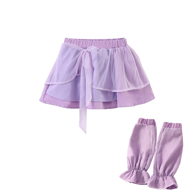 Detský kostým pre jazzový tanec s hip-hop štýlom na letné vystúpenie – polyestrový materiál, vhodný pre deti nad 8 rokov (výška nad 140 cm), hip-hop tanec