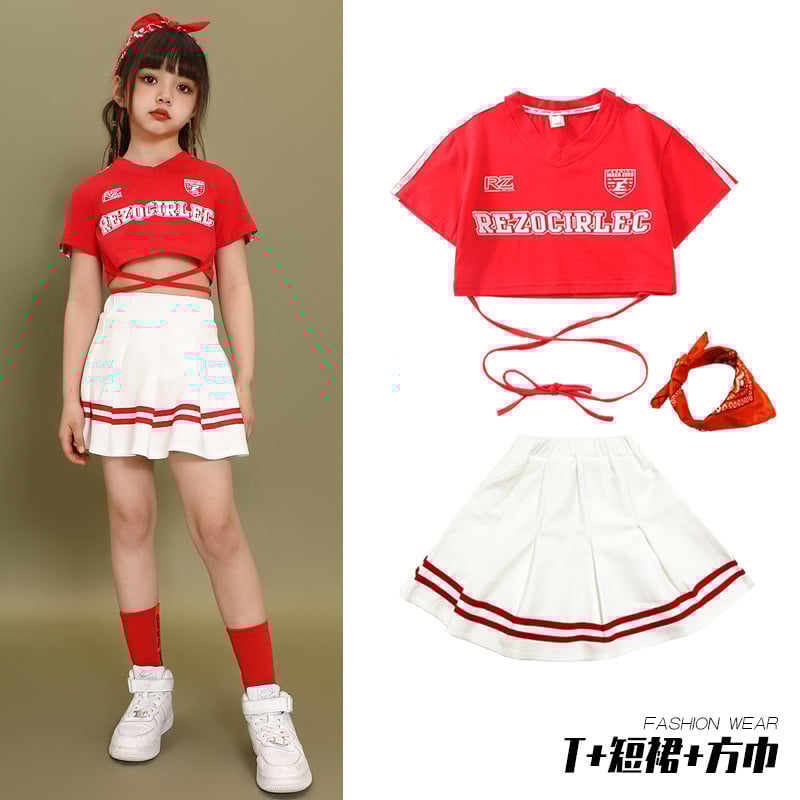 Costum de dans hip-hop pentru copii – stil coreean; 70% bumbac; pentru copii peste 8 ani; unisex