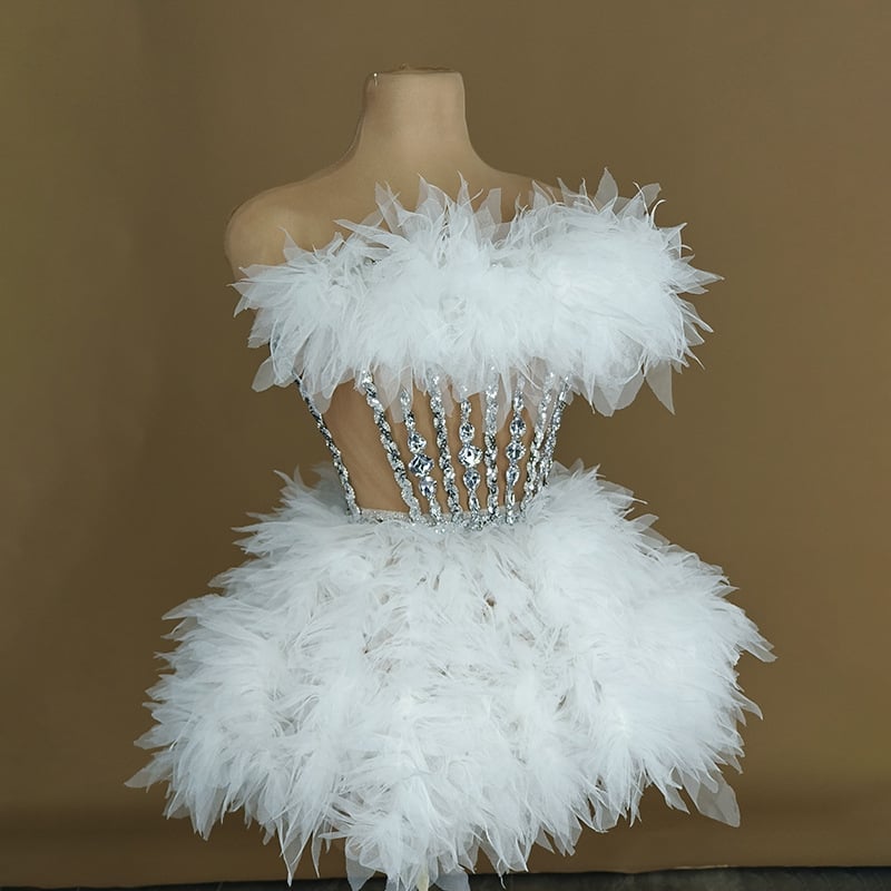 Φόρεμα πάρτι χωρίς μανίκια με φούστα τούτου, ψηλή μέση, λαιμόκοψη τύπου σωλήνα, από σπαντέξ, άνοιξη 2024