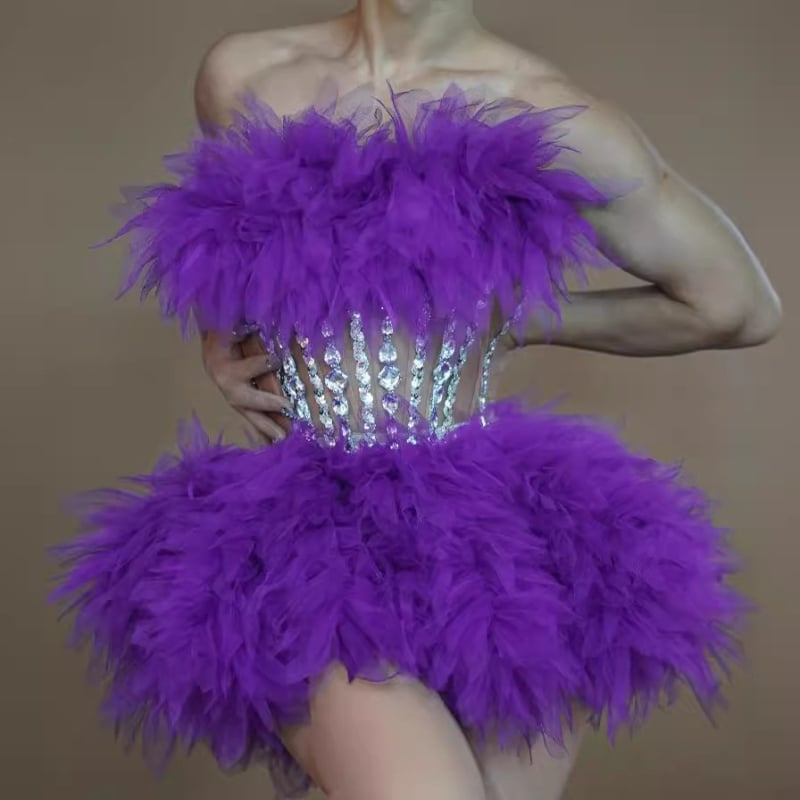 Φόρεμα πάρτι χωρίς μανίκια με φούστα τούτου, ψηλή μέση, λαιμόκοψη τύπου σωλήνα, από σπαντέξ, άνοιξη 2024