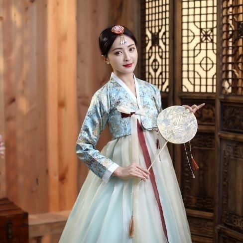 Ženski hanbok kostim za nastupe, tradicionalna dvorska haljina, etnički korejski plesni komplet za fotografiranje