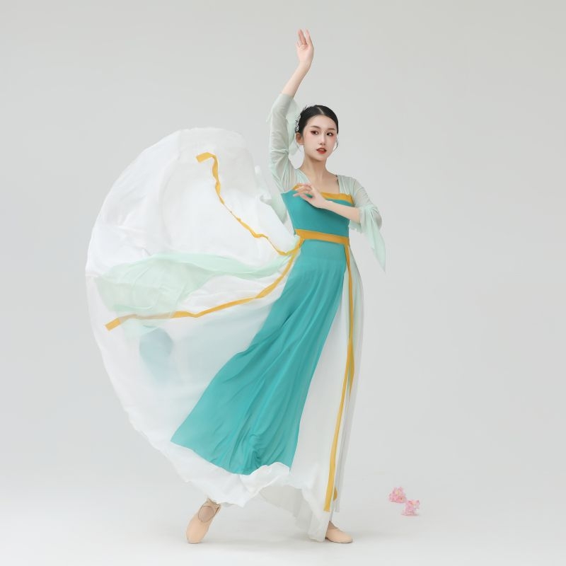 Унисекс костюм за класически танц от chenille-spandex плат за народни танци, пролет 2025
