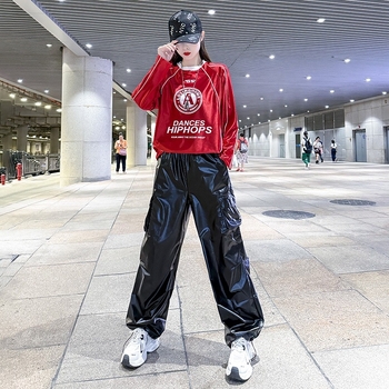 Ținută de street dance toamnă 2025 pentru jazz/hip-hop, croială lejeră, material principal din bumbac 50–70%, bumbac secundar sub 30%, stil casual urban