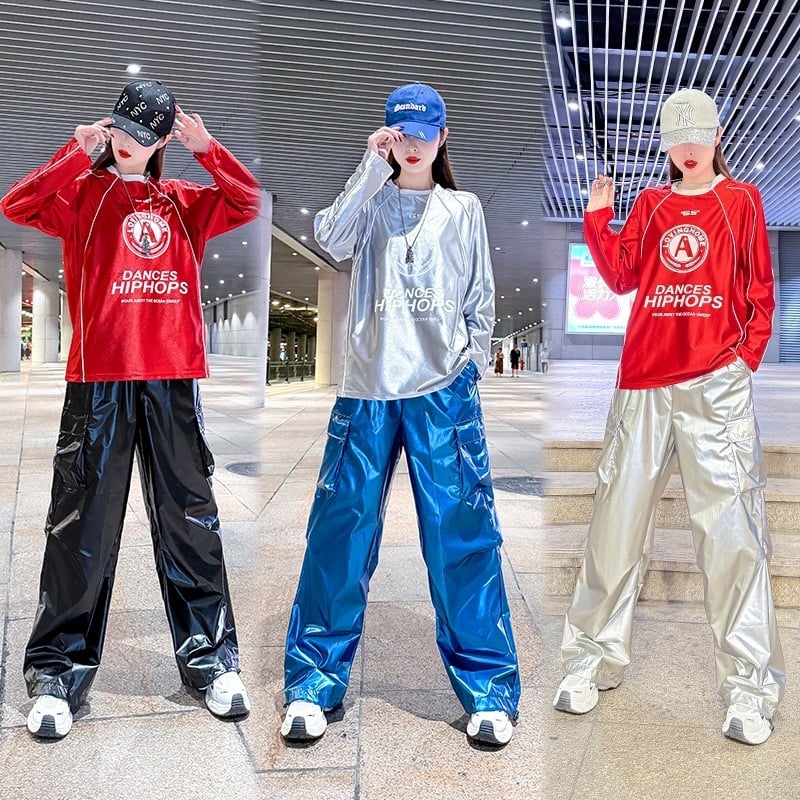 Ținută de street dance toamnă 2025 pentru jazz/hip-hop, croială lejeră, material principal din bumbac 50–70%, bumbac secundar sub 30%, stil casual urban
