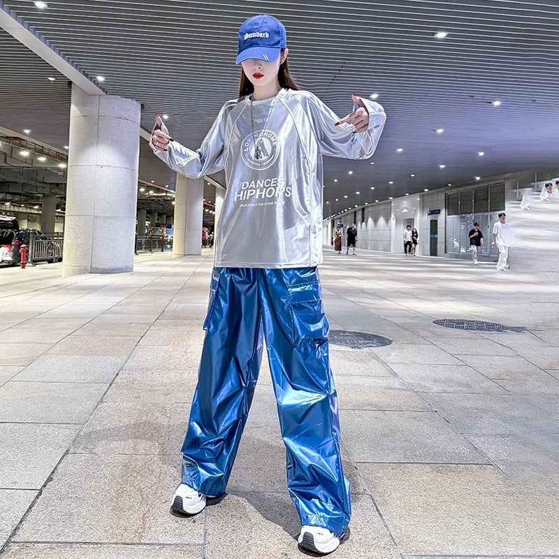 Ținută de street dance toamnă 2025 pentru jazz/hip-hop, croială lejeră, material principal din bumbac 50–70%, bumbac secundar sub 30%, stil casual urban