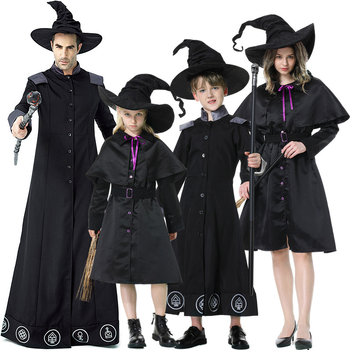 Halloween kostým – dlhý plášť pre mága/čarodejnicu, unisex, látka: polyester s elastanom (<30%), Uvedenie: zima 2022, vhodné pre vek 18–24 rokov.
