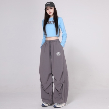 Costum de dans Jazz pentru femei, toamnă 2025 — amestec de bumbac 50–70% (alt material <30%), stil casual streetwear, etichetă la guler și etichetă de agățare