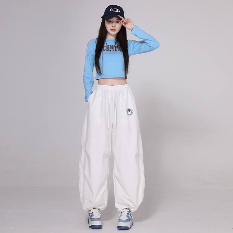 Costum de dans Jazz pentru femei, toamnă 2025 — amestec de bumbac 50–70% (alt material <30%), stil casual streetwear, etichetă la guler și etichetă de agățare