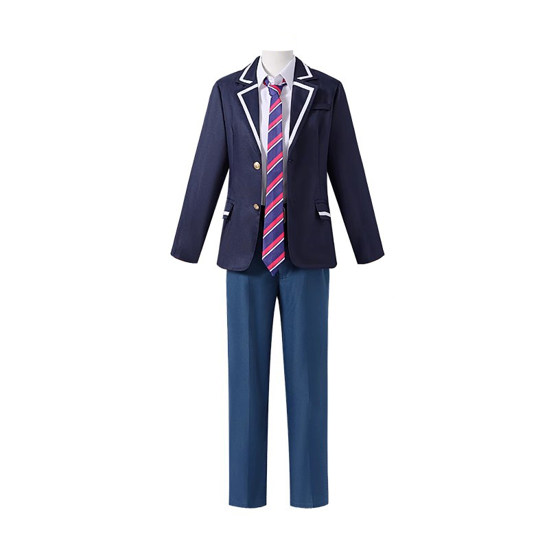 Moyu cosplay kostim za igre anime uloge, unisex sveučilišna uniforma, poliester 50% + 50%, proljeće 2025