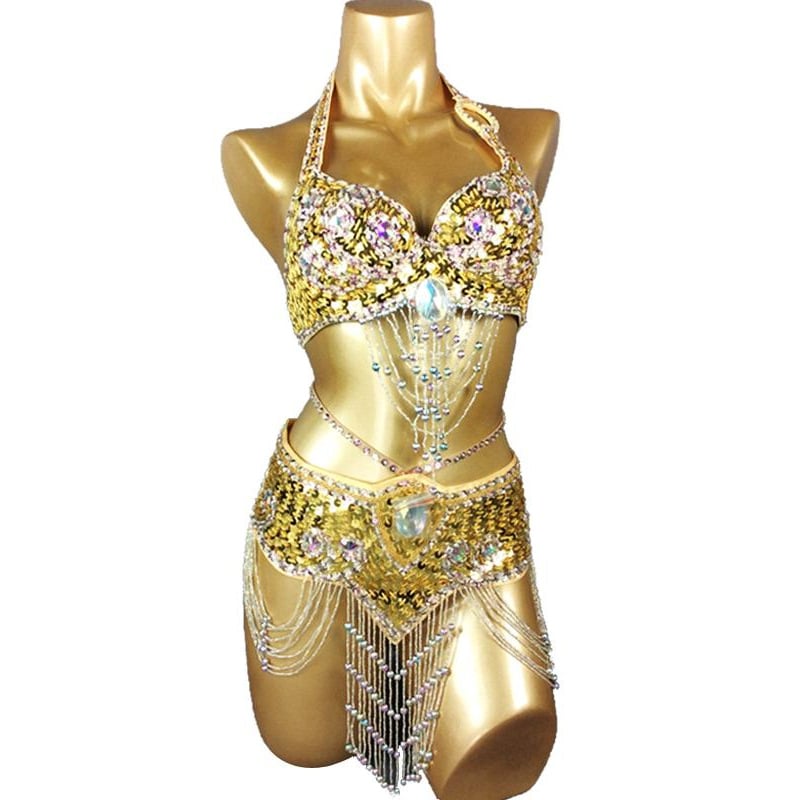 Set kostima za belly dance za žene, chenille tkanina s elastanom, glavni sastav tkanine <30%, proljeće 2025