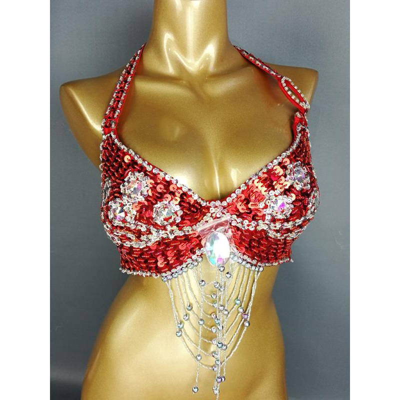 Set kostima za belly dance za žene, chenille tkanina s elastanom, glavni sastav tkanine <30%, proljeće 2025