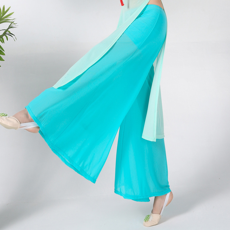 Set kostima istočnjačkog plesa: haljina u stilu Cheongsam i hlače za ples trbuha, mrežasti materijal i spandex 90%, ljeto 2025