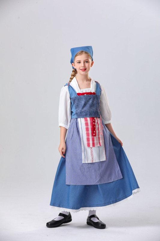 Dječji scenski kostim za Halloween: vještica, elf, hipi, vampir, Crvenkapica i Snjeguljica; tkanina: spandex s poliesterskom smjesom